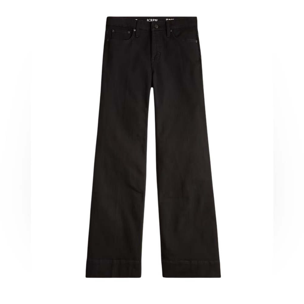 J.Crew Low-rise denim trouser in 1996 semi-stretch black rinse